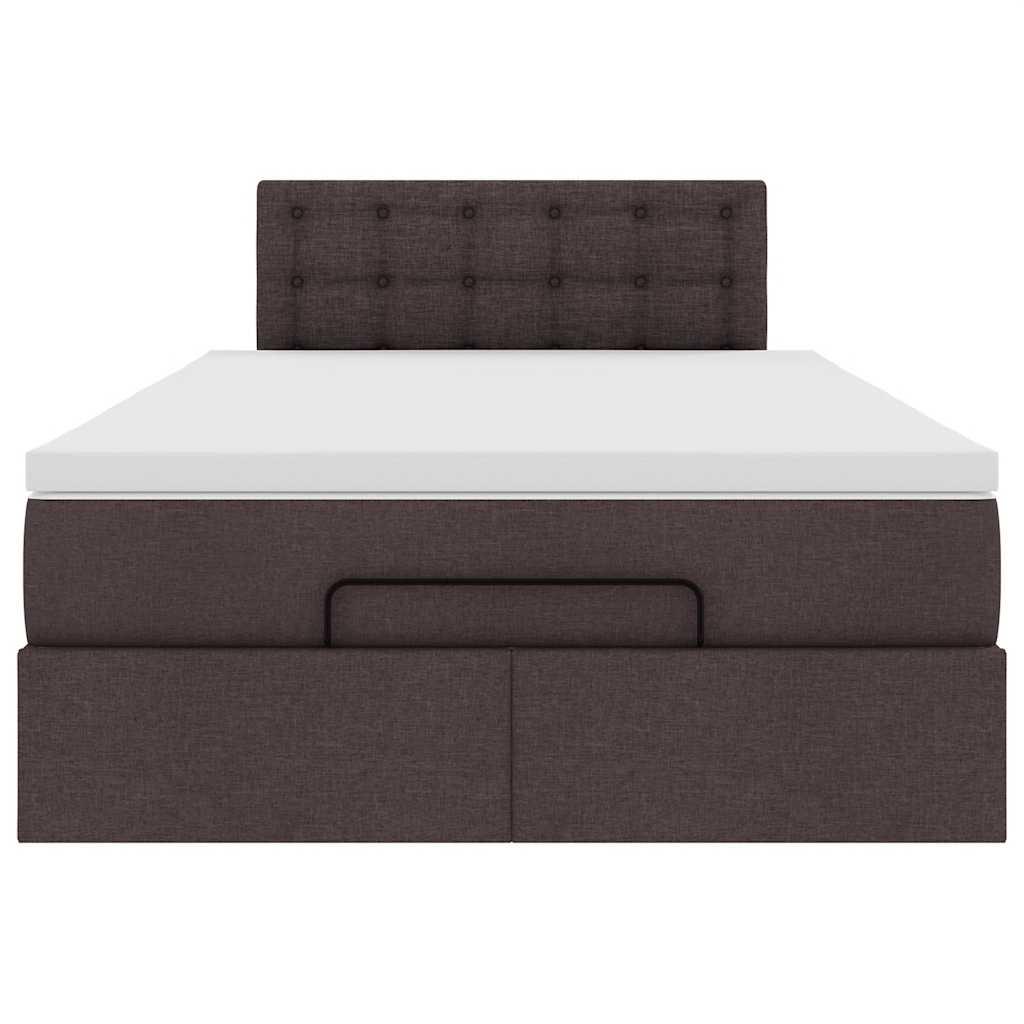 Struttura Letto Pouf con Materasso 80x200 cm in Tessuto