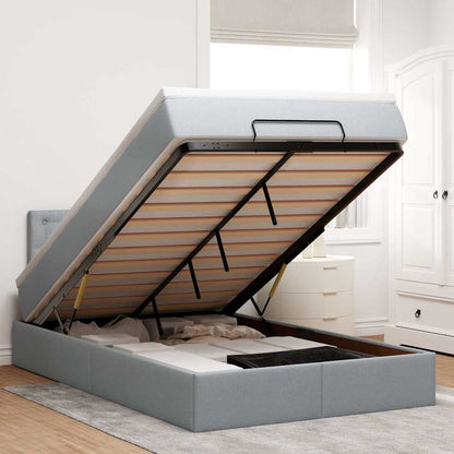 Pouf Letto con Materasso in Tessuto