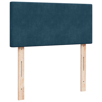Struttura Letto Pouf con Materasso 100x200 cm Velluto