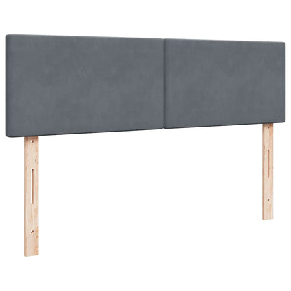 Struttura Letto Pouf con Materasso 140x200 cm in Velluto