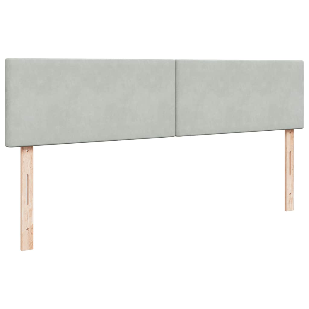 Struttura Letto Pouf con Materasso 160x200 cm in Velluto