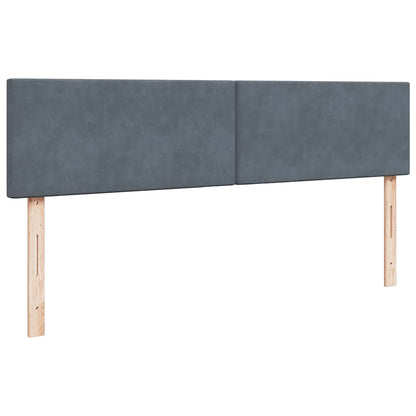 Struttura Letto Pouf con Materasso 160x200 cm in Velluto
