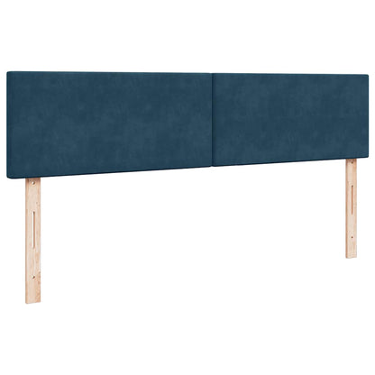 Struttura Letto Pouf con Materasso 160x200 cm in Velluto