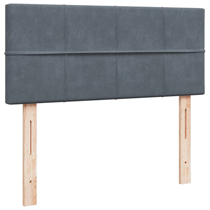 Struttura Letto Pouf con Materasso 120x200 cm Velluto - homemem39