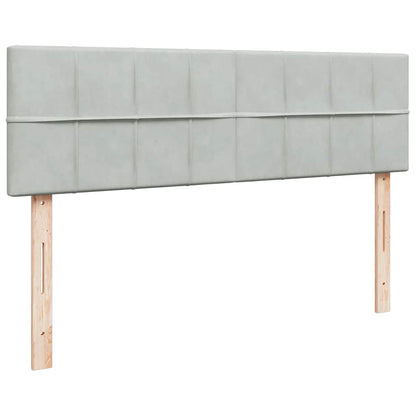 Struttura Letto Pouf con Materasso 140x200 cm in Velluto