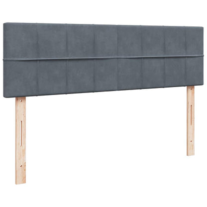 Struttura Letto Pouf con Materasso 160x200 cm in Velluto