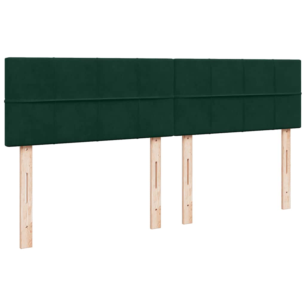 Struttura Letto Pouf con Materasso 160x200 cm in Velluto