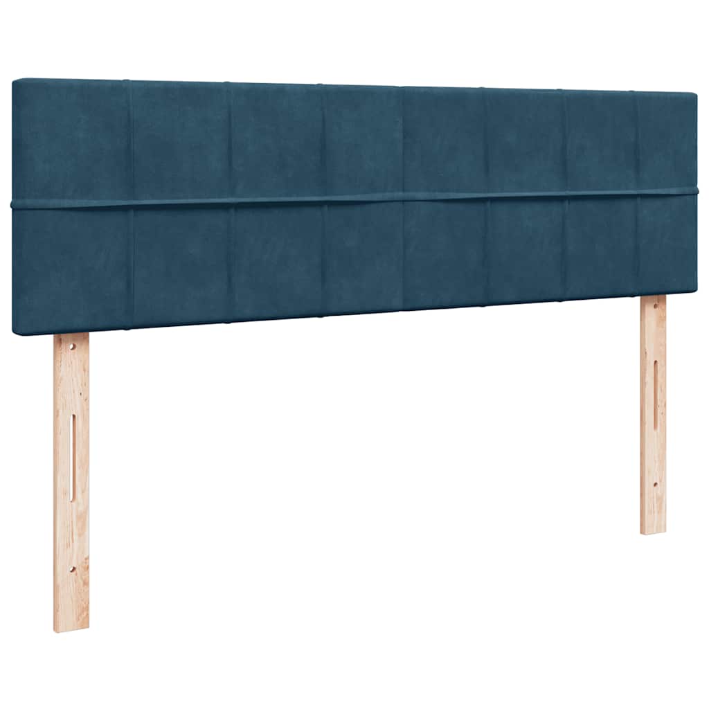Struttura Letto Pouf con Materasso 160x200 cm in Velluto