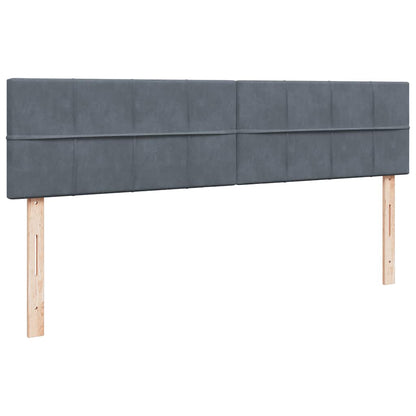 Struttura Letto Pouf con Materasso 180x200 cm in Velluto