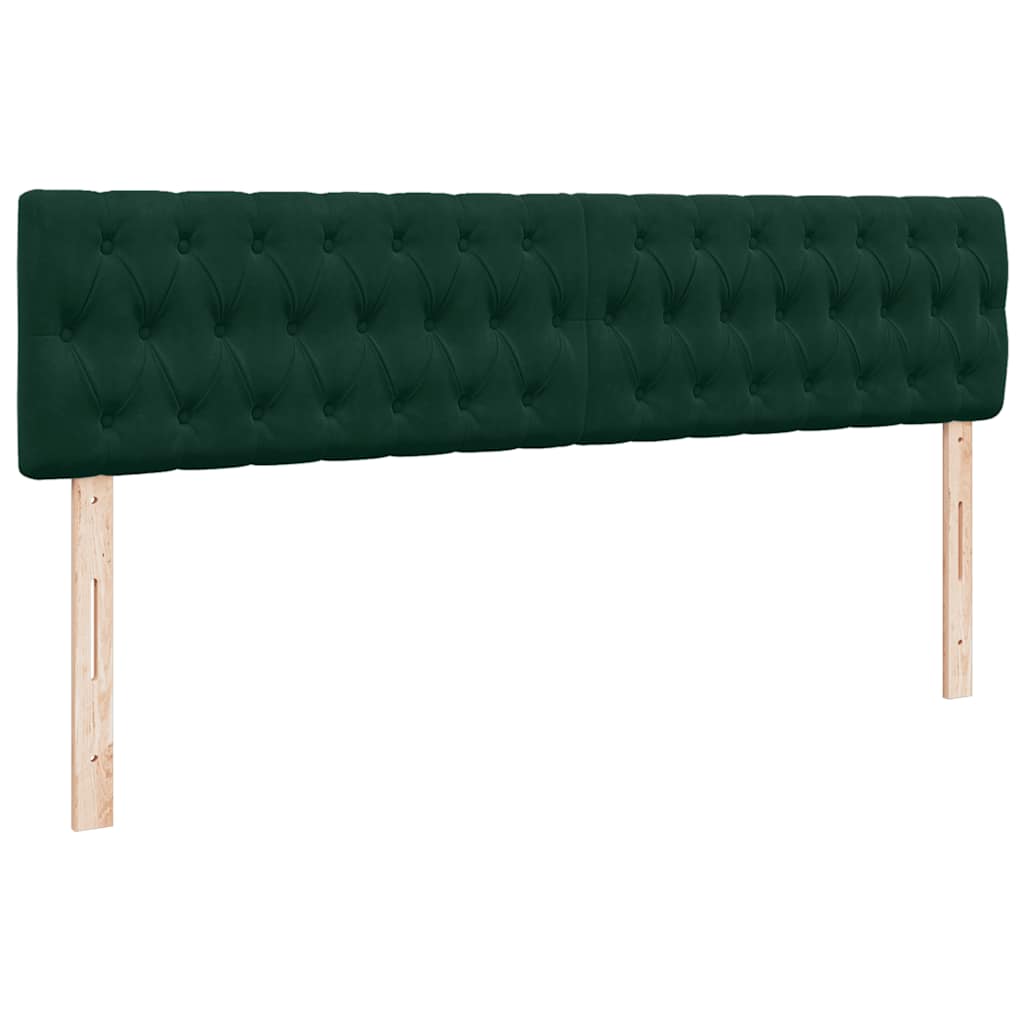 Struttura Letto Pouf con Materasso 160x200 cm in Velluto