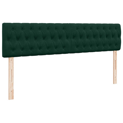 Struttura Letto Pouf con Materasso 160x200 cm in Velluto