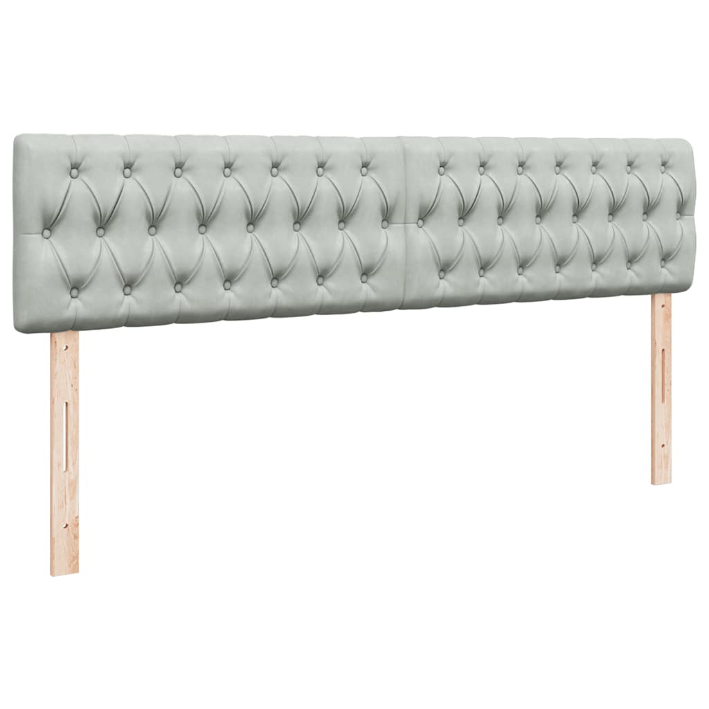 Struttura Letto Pouf con Materasso 180x200 cm in Velluto