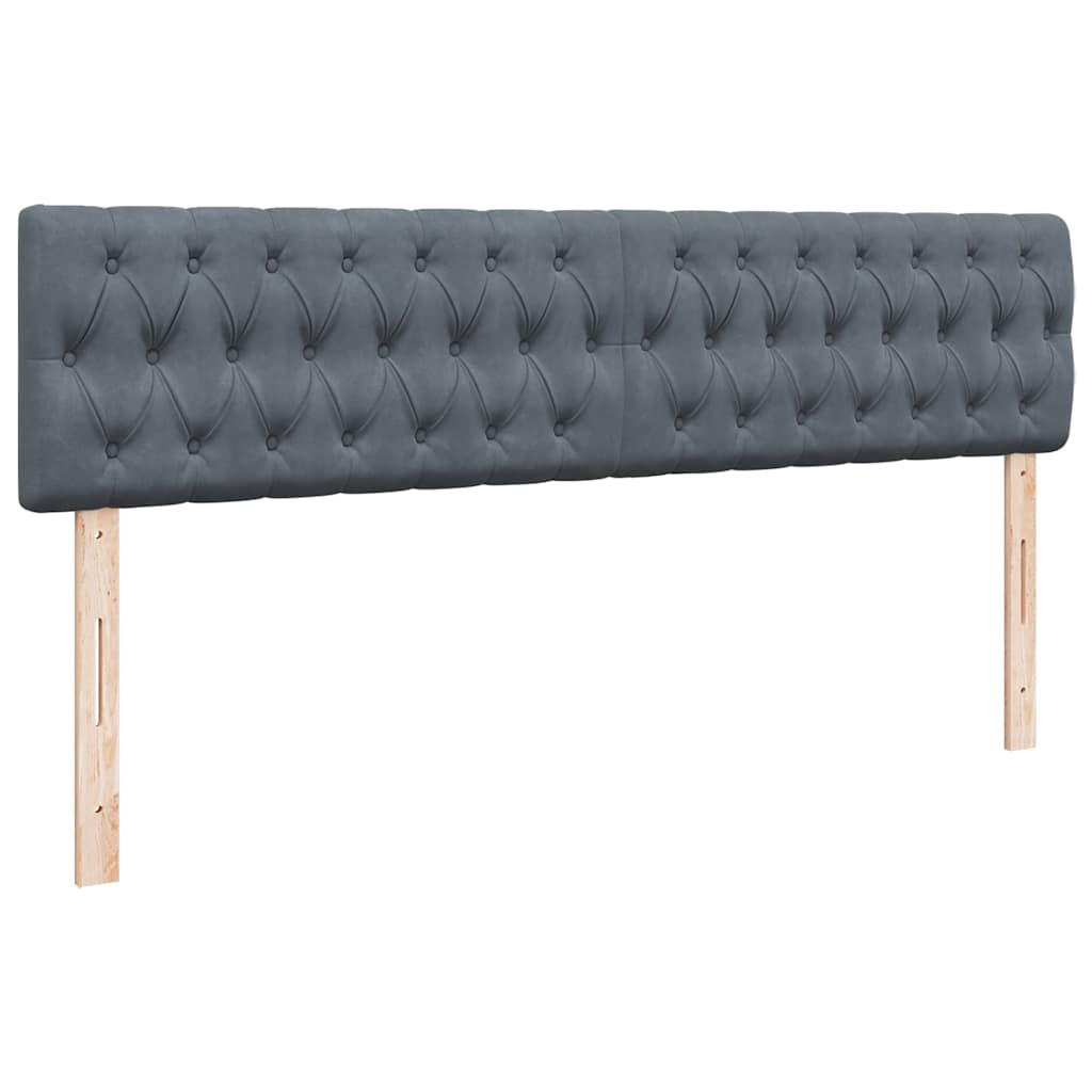 Struttura Letto Pouf con Materasso 180x200 cm in Velluto