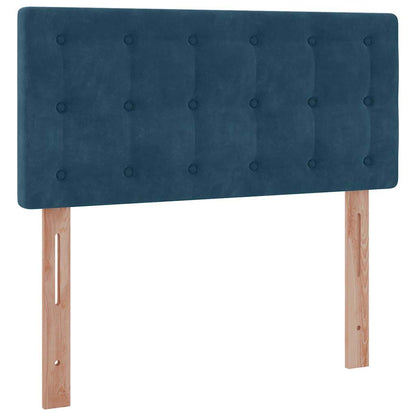 Struttura Letto Pouf con Materasso 100x200 cm Velluto