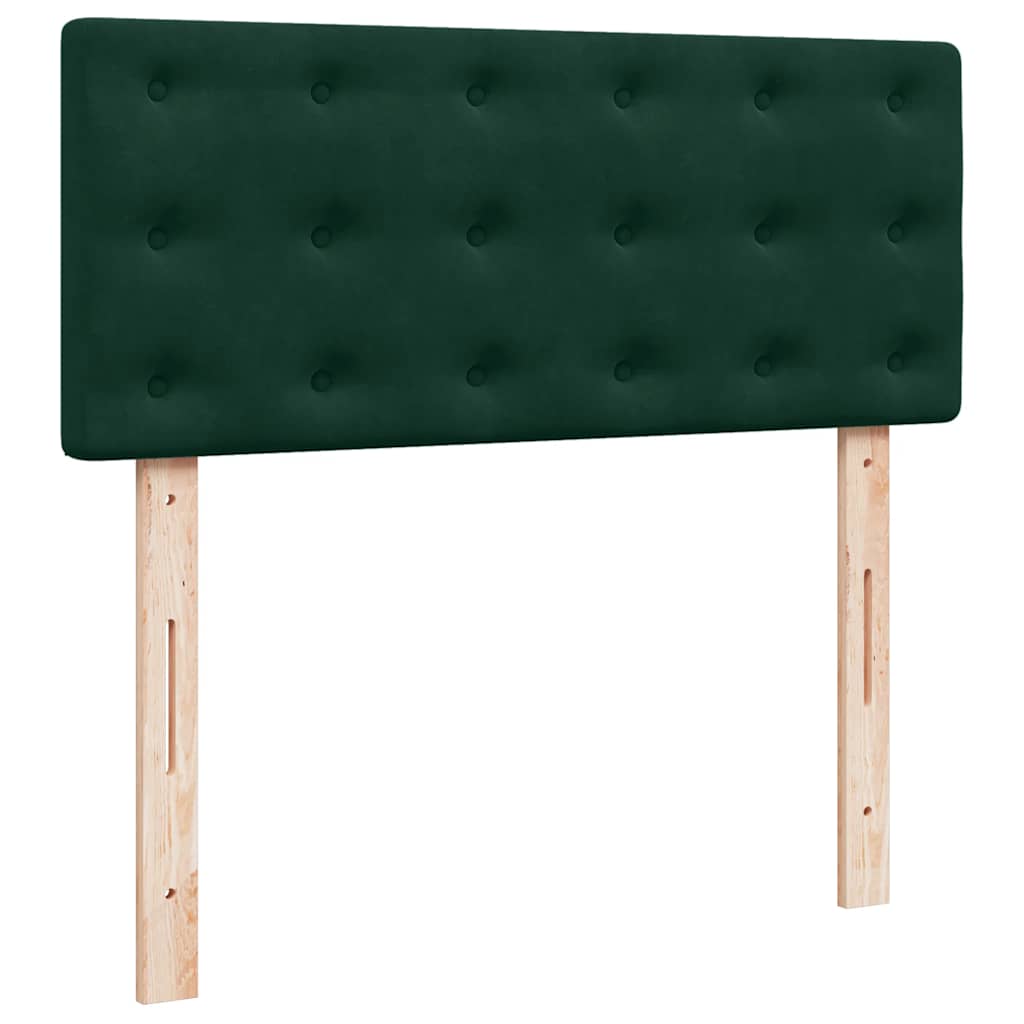 Struttura Letto Pouf con Materasso 120x200 cm Velluto | homemem39