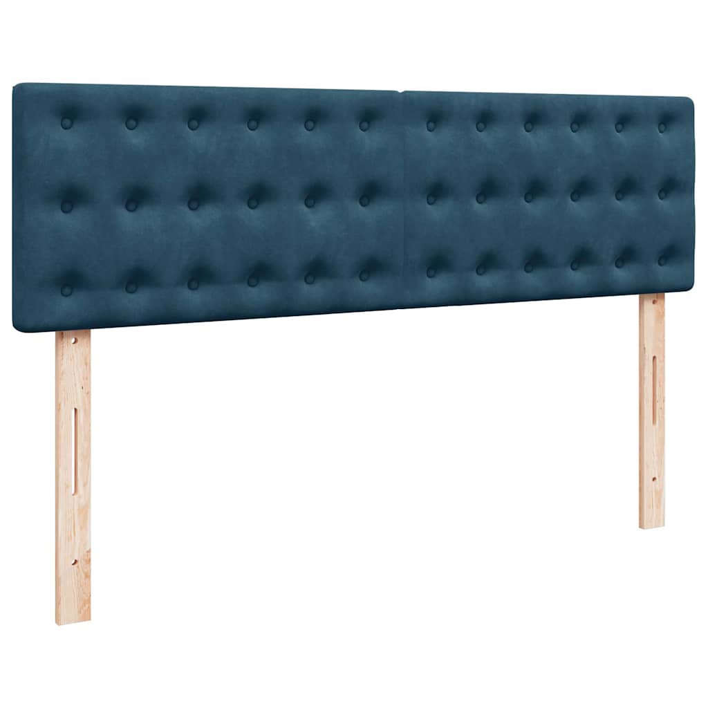 Struttura Letto Pouf con Materasso 160x200 cm in Velluto | homemem39