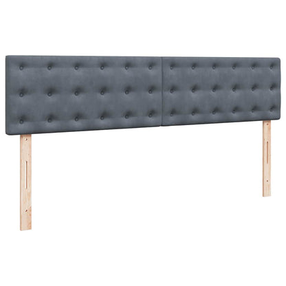 Struttura Letto Pouf con Materasso 180x200 cm in Velluto