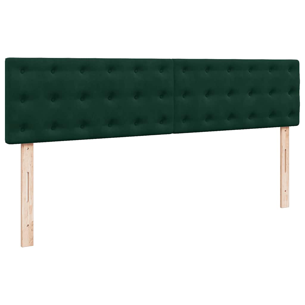 Struttura Letto Pouf con Materassi 200x200 cm Velluto | homemem39