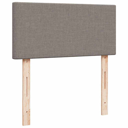 Struttura Letto Pouf con Materassi Tortora 180x200cm in Tessuto | homemem39