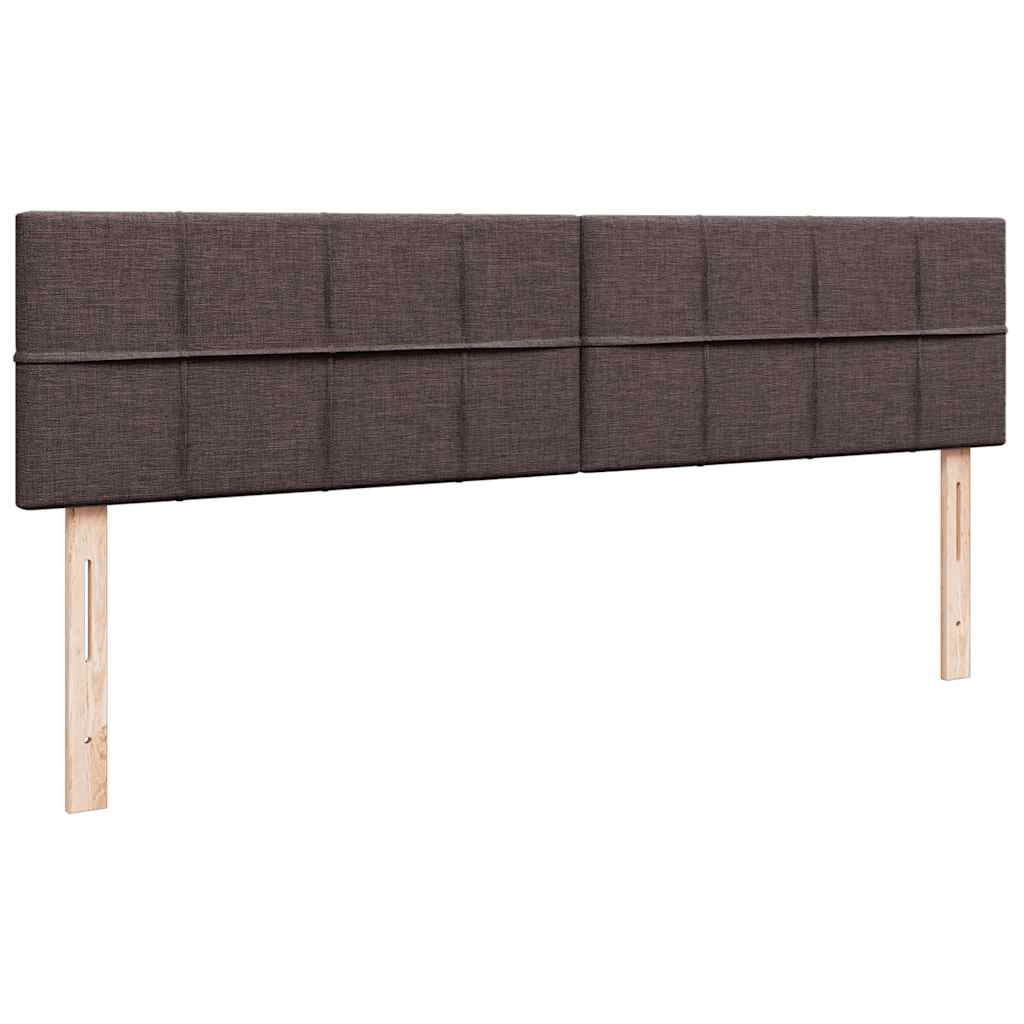Struttura Letto Pouf con Materassi 200x200 cm in Tessuto
