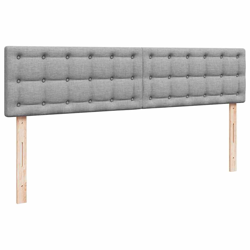 Struttura Letto Pouf con Materassi 180x200 cm in Tessuto