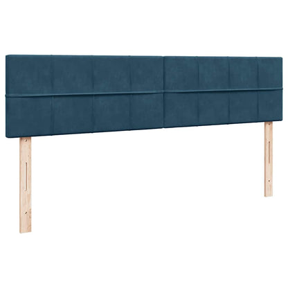 Struttura Letto Pouf con Materassi 160x200 cm Velluto