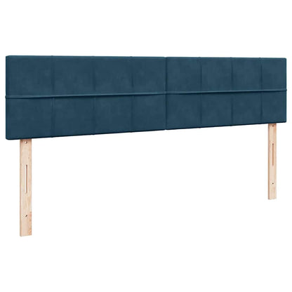 Struttura Letto Pouf con Materassi 180x200 cm Velluto