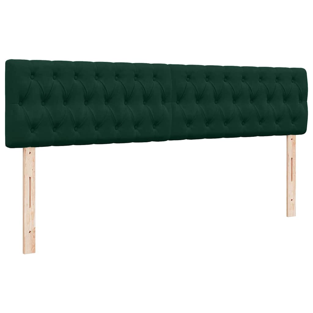 Struttura Letto Pouf con Materassi 160x200 cm Velluto