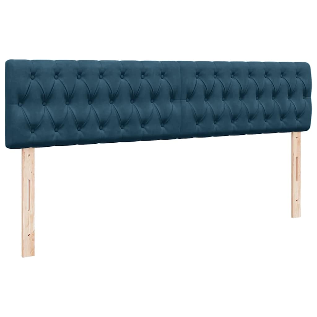 Struttura Letto Pouf con Materassi 160x200 cm Velluto