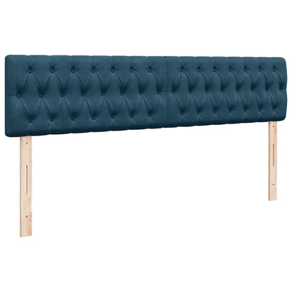 Struttura Letto Pouf con Materassi 160x200 cm Velluto