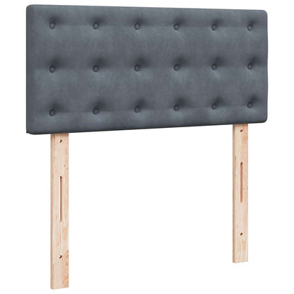 Struttura Letto Pouf con Materassi 160x200 cm in Velluto