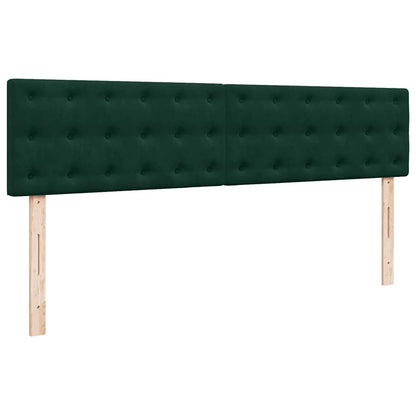 Struttura Letto Pouf con Materassi 180x200 cm Velluto
