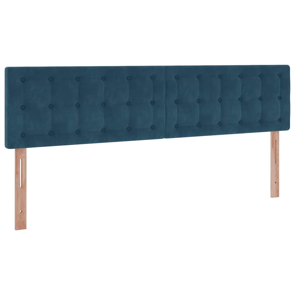 Struttura Letto Pouf con Materassi 180x200 cm Velluto
