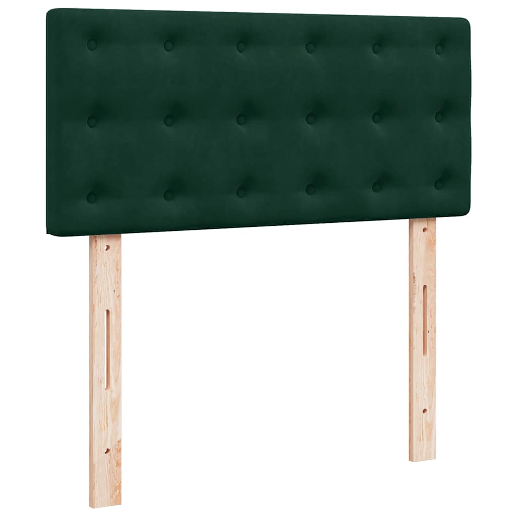 Struttura Letto Pouf con Materassi 200x200 cm Velluto