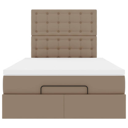 Struttura Letto Pouf con Materasso 120x200 cm Similpelle