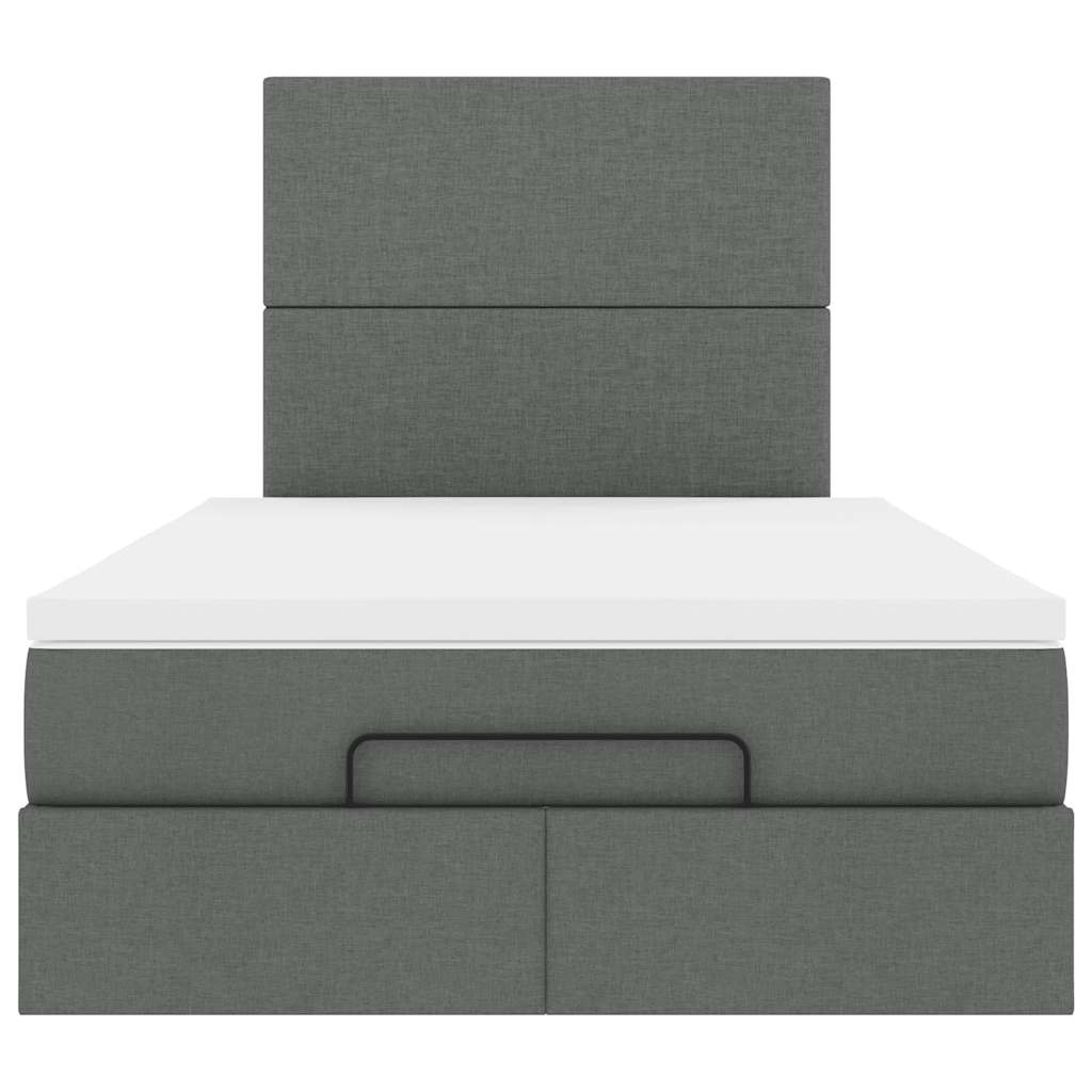 Struttura Letto Pouf con Materasso 80x200 cm in Tessuto