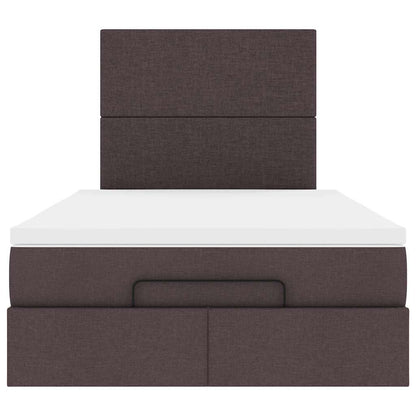 Struttura Letto Pouf con Materasso 80x200 cm in Tessuto