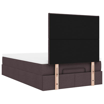 Struttura Letto Pouf con Materasso 80x200 cm in Tessuto | homemem39