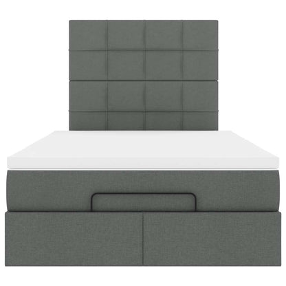 Struttura Letto Pouf con Materasso 80x200 cm in Tessuto