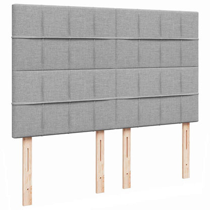 Struttura Letto Pouf con Materasso 140x200 cm in Tessuto