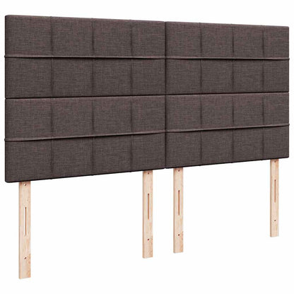 Struttura Letto Pouf con Materassi 200x200 cm in Tessuto | homemem39