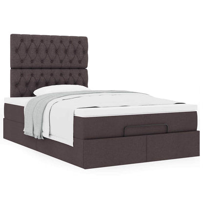 Struttura Letto Pouf con Materasso 80x200 cm in Tessuto | homemem39