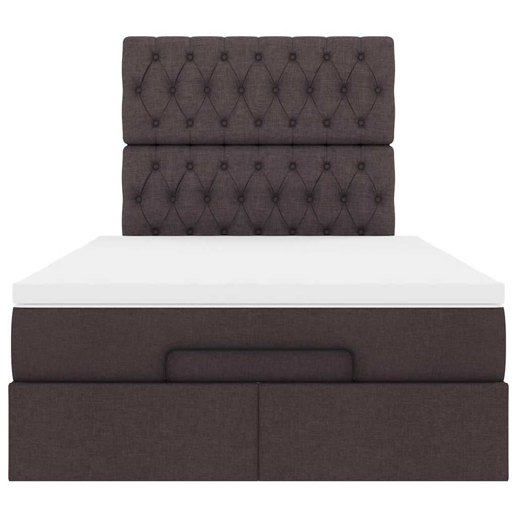 Struttura Letto Pouf con Materasso 80x200 cm in Tessuto | homemem39