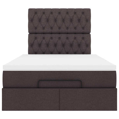 Struttura Letto Pouf con Materasso 80x200 cm in Tessuto | homemem39