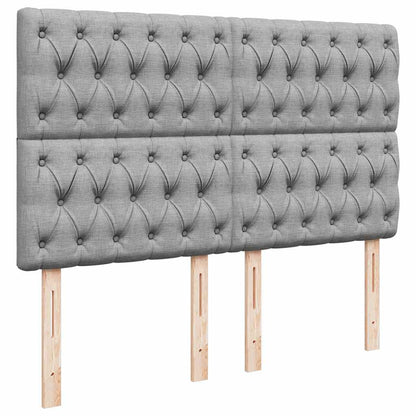 Struttura Letto Pouf con Materasso 140x200 cm in Tessuto
