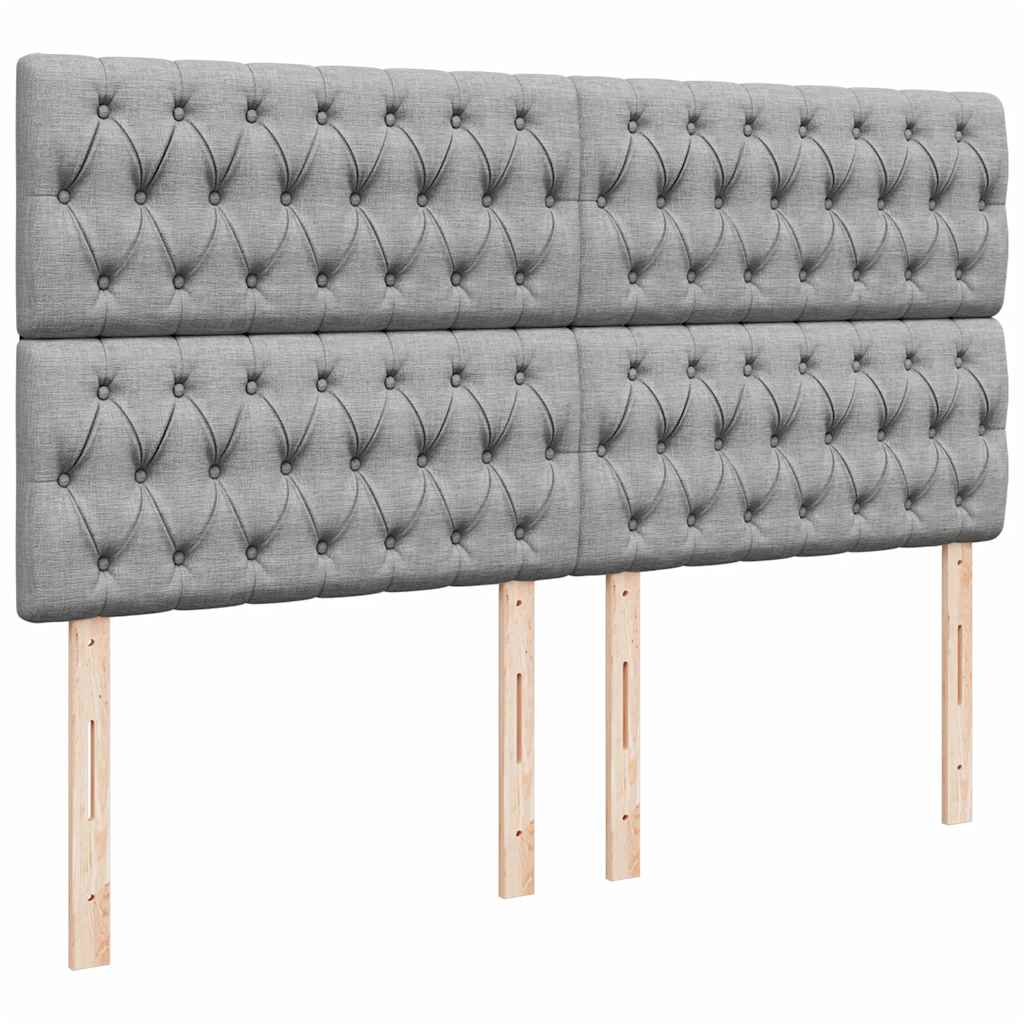 Struttura Letto Pouf con Materasso 160x200 cm in Tessuto | homemem39