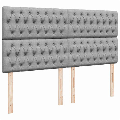 Struttura Letto Pouf con Materasso 160x200 cm in Tessuto
