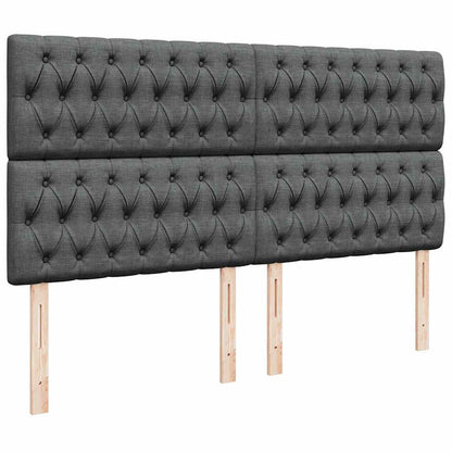 Struttura Letto Pouf con Materasso 160x200 cm in Tessuto | homemem39