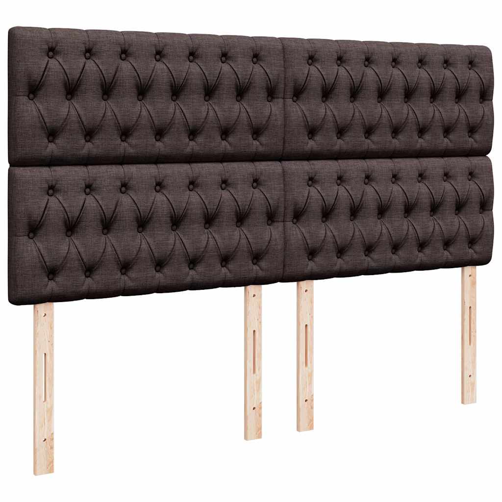 Struttura Letto Pouf con Materassi 200x200 cm in Tessuto | homemem39