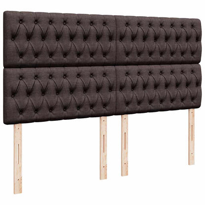 Struttura Letto Pouf con Materassi 200x200 cm in Tessuto | homemem39